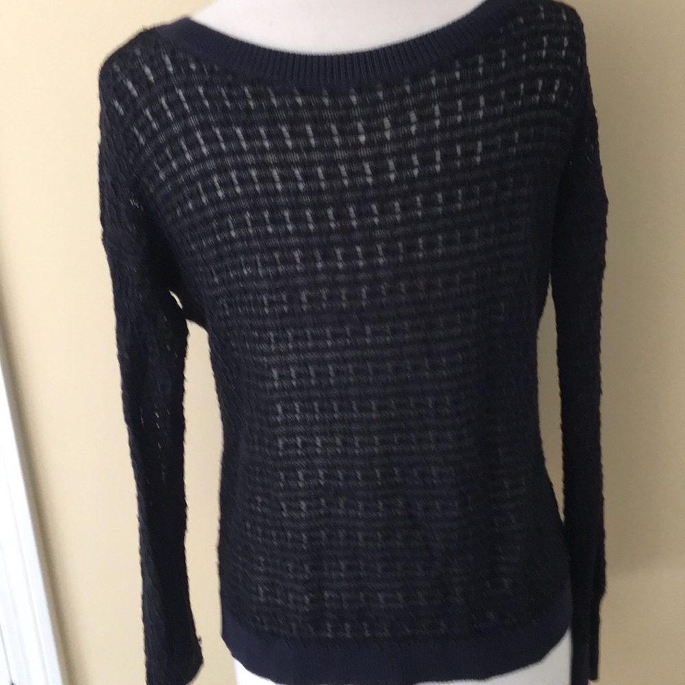 Loft medium knit sweater blue